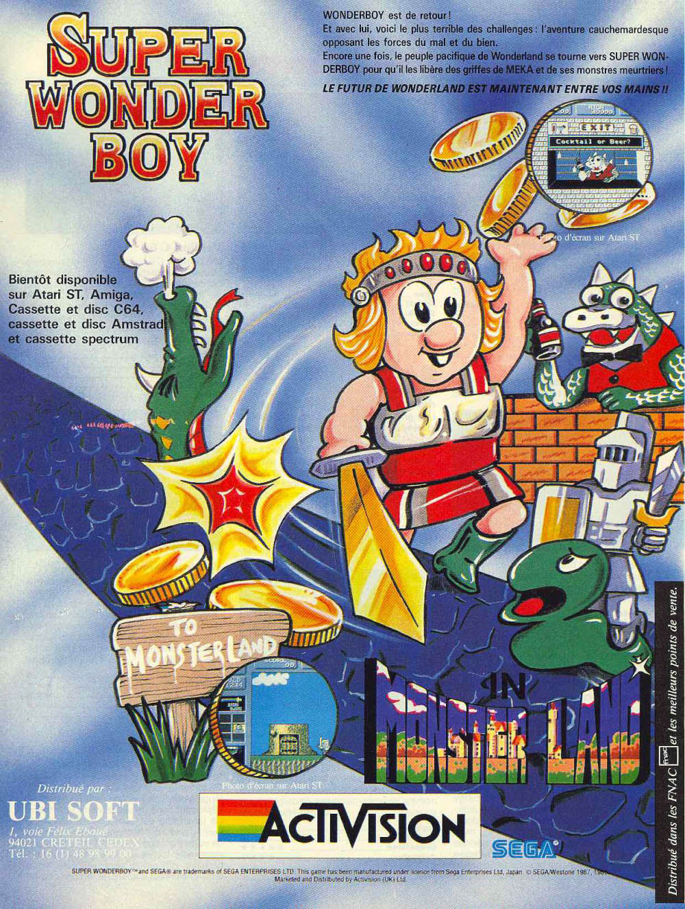 Super Wonder Boy in Monsterland · 1989