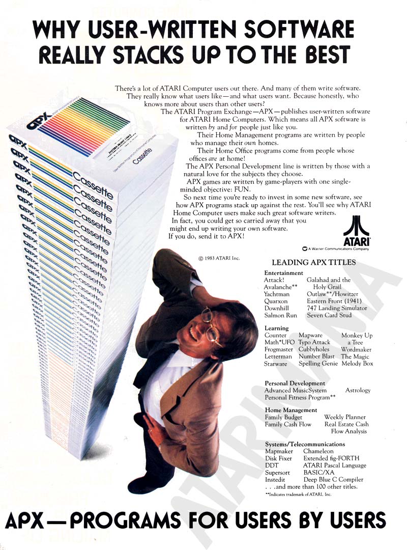 APX - Programs for Users by Users · 1983