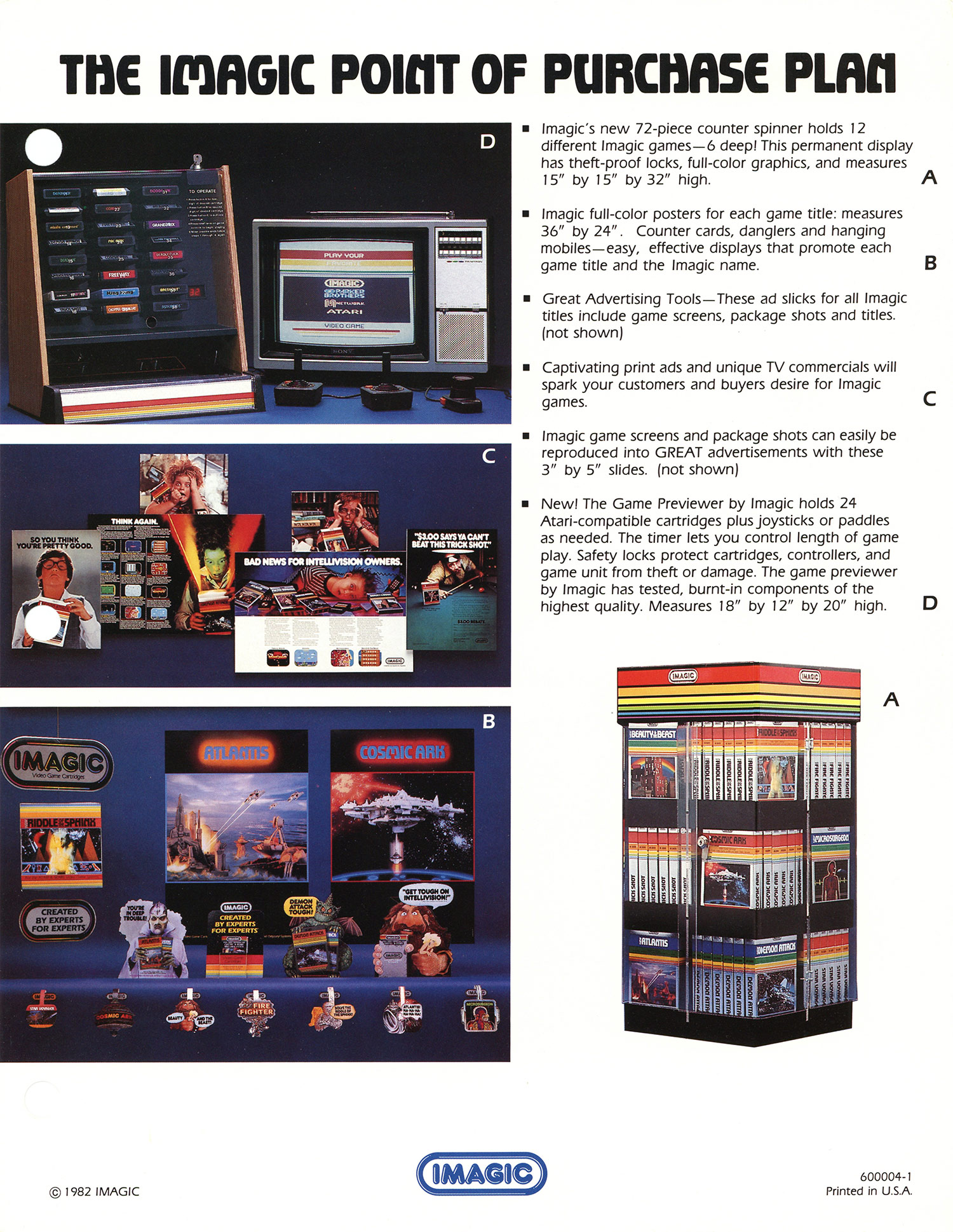 The Imagic Point of Purchase Plan · 1982