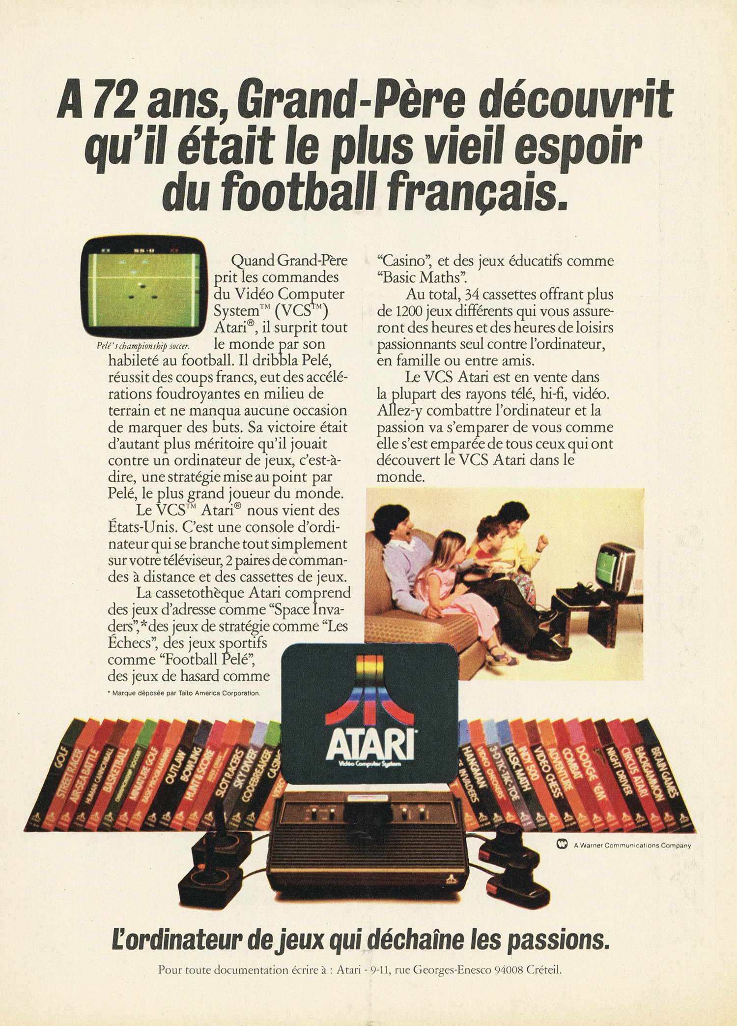 A 72 Ans, Grand-Père Découvrit qu'il Était le Plus Vieil Espoir du Football Français. · page 1/2 · 1981