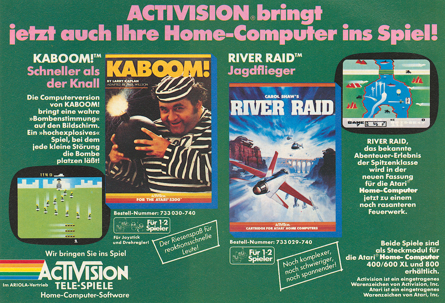 Kaboom! / River Raid · 1983