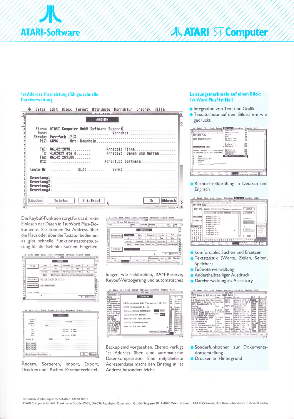 1st Word Plus / 1st Mail · page 4/4 · 1991