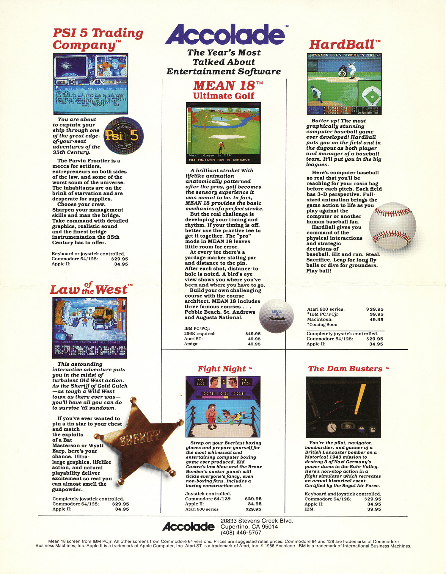Mean 18 / Hardball · 1986