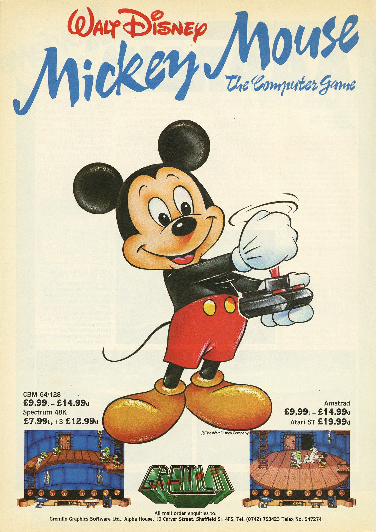 Mickey Mouse - The Computer Game