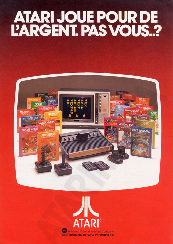Atari Joue Pour de l'Argent. Pas Vous? · page 1/4 · 1980