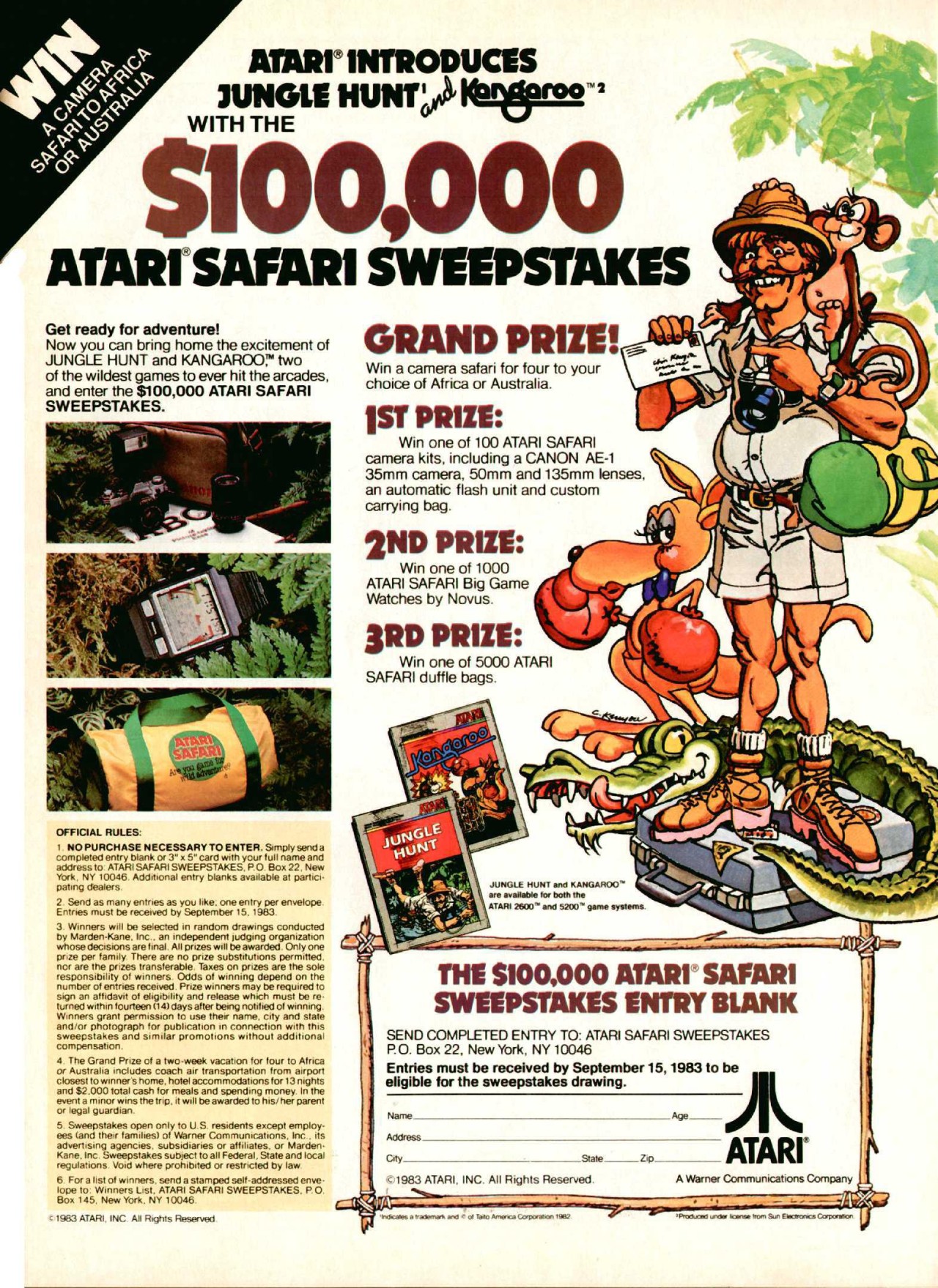 Jungle Hunt / Kangaroo · 1983