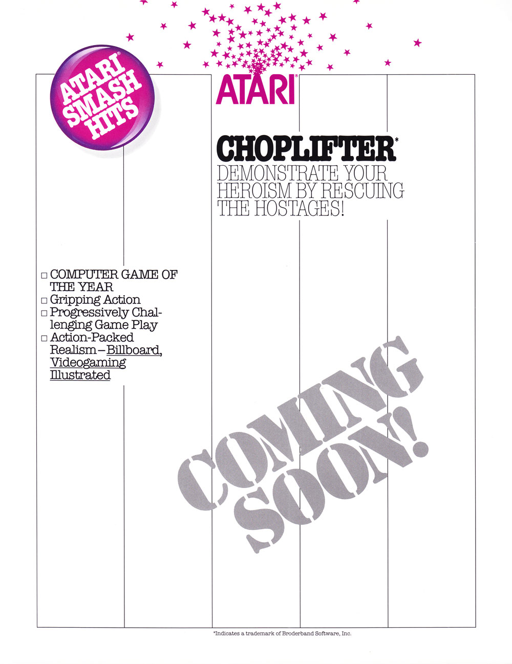 Choplifter! · page 1/2 · 1984