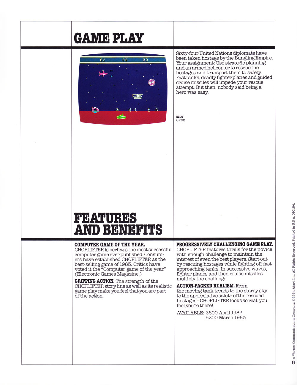 Choplifter! · page 2/2 · 1984