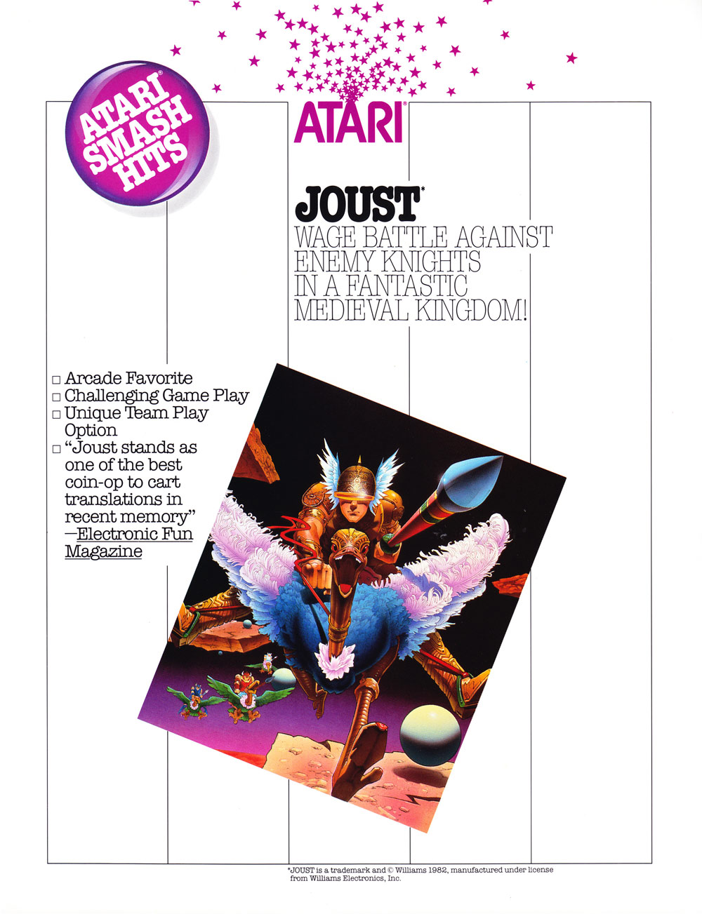 Joust · page 1/2 · 1984