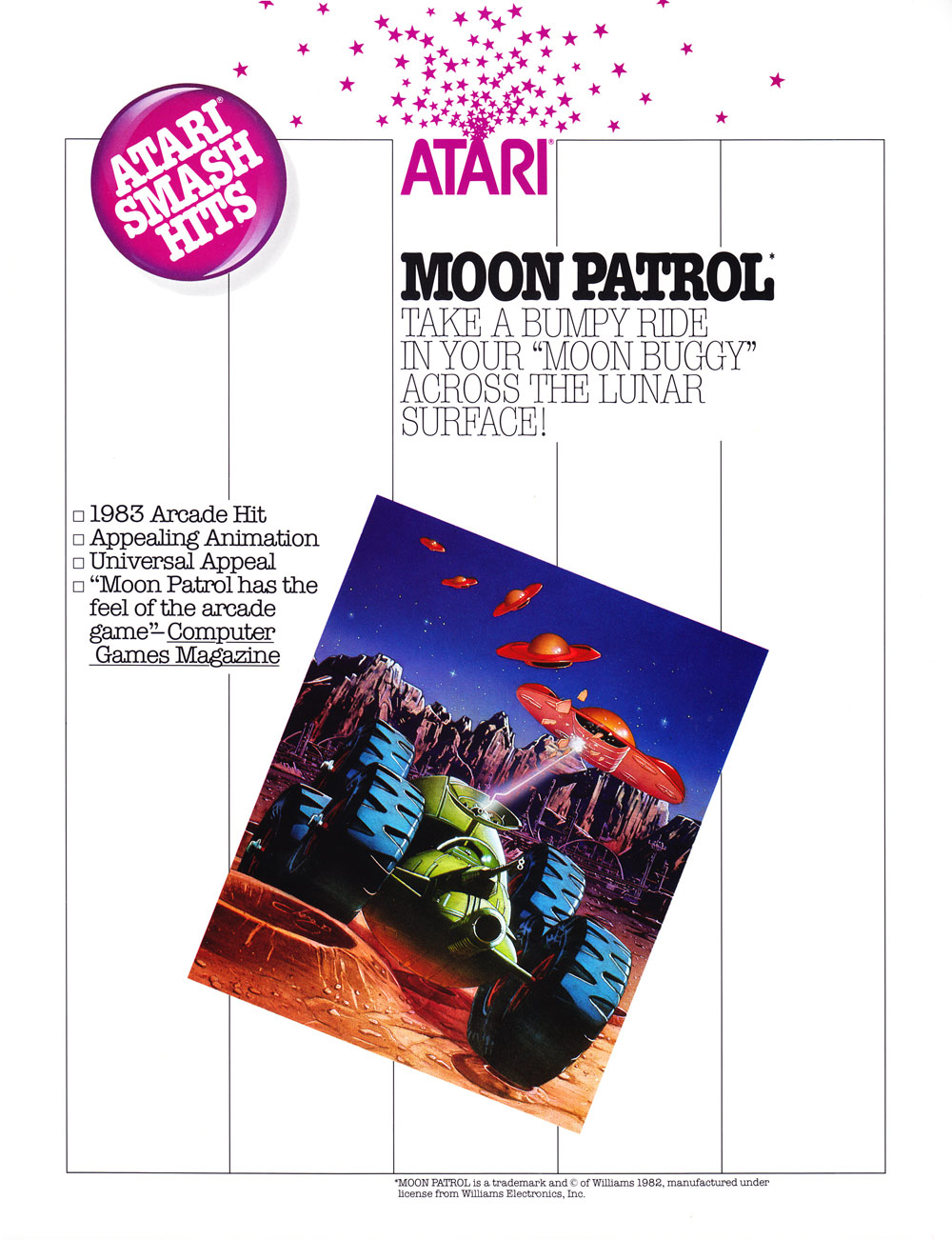 Moon Patrol · page 1/2 · 1984