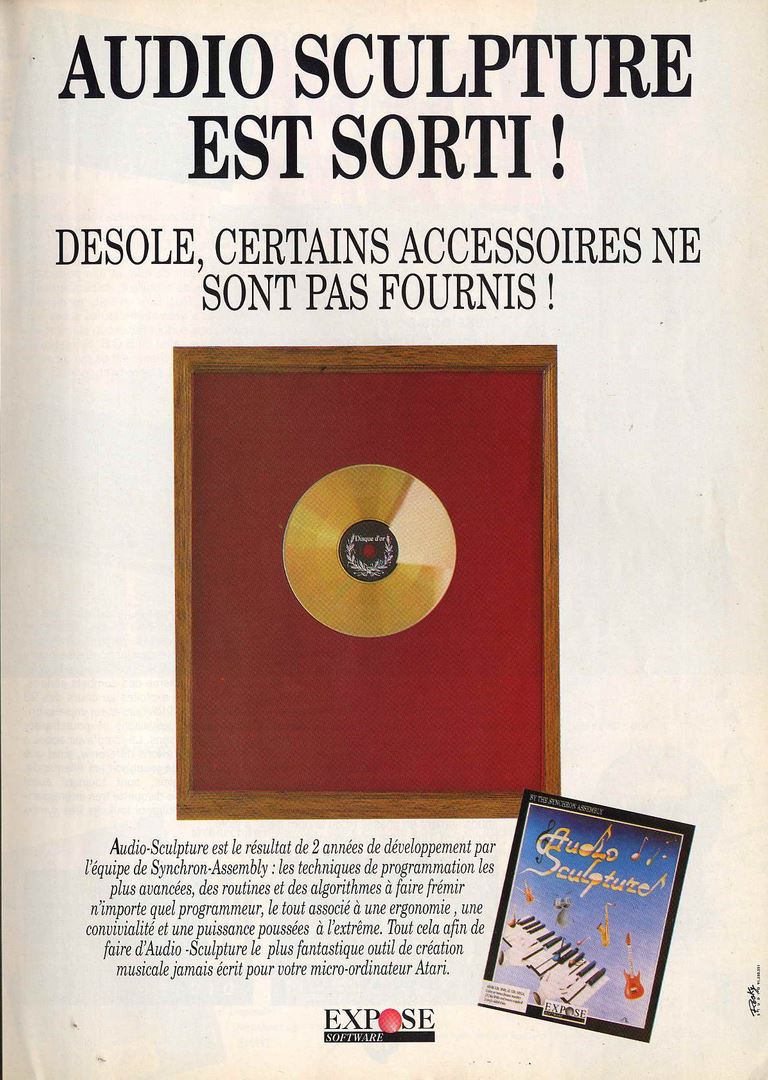 Audio Sculpture est Sorti!