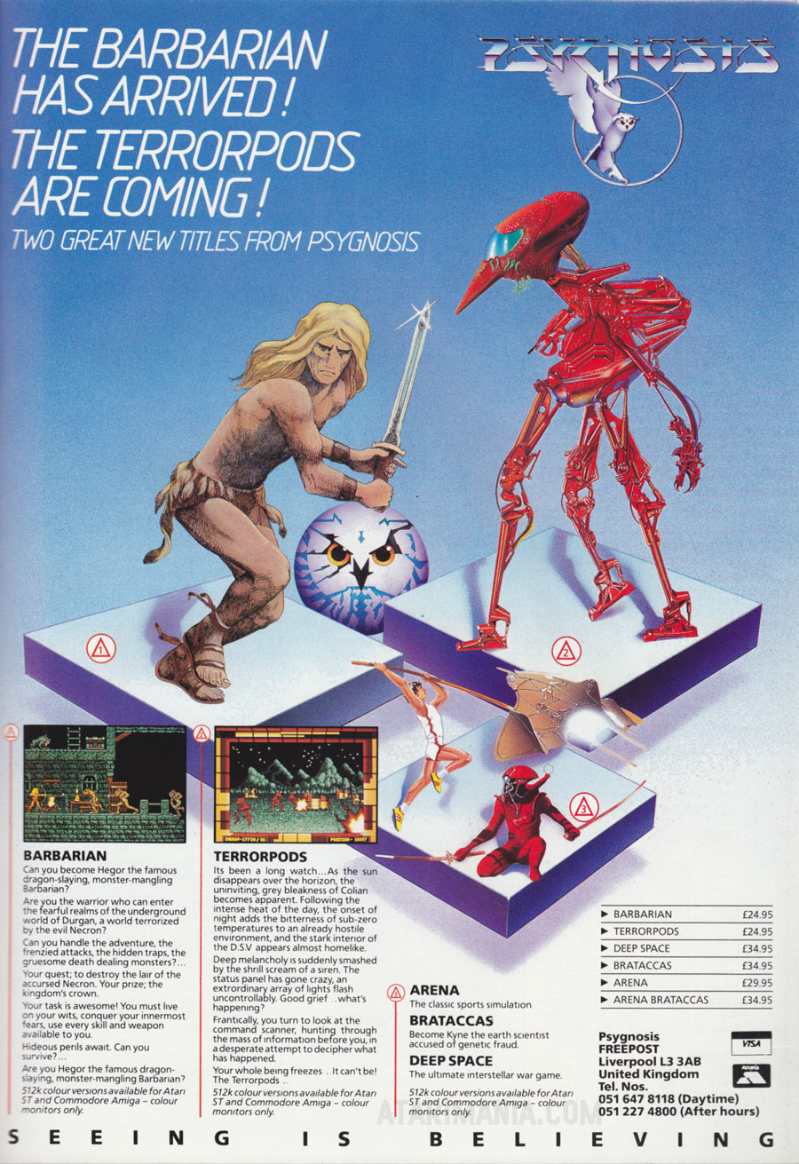 Barbarian / Terrorpods · 1987