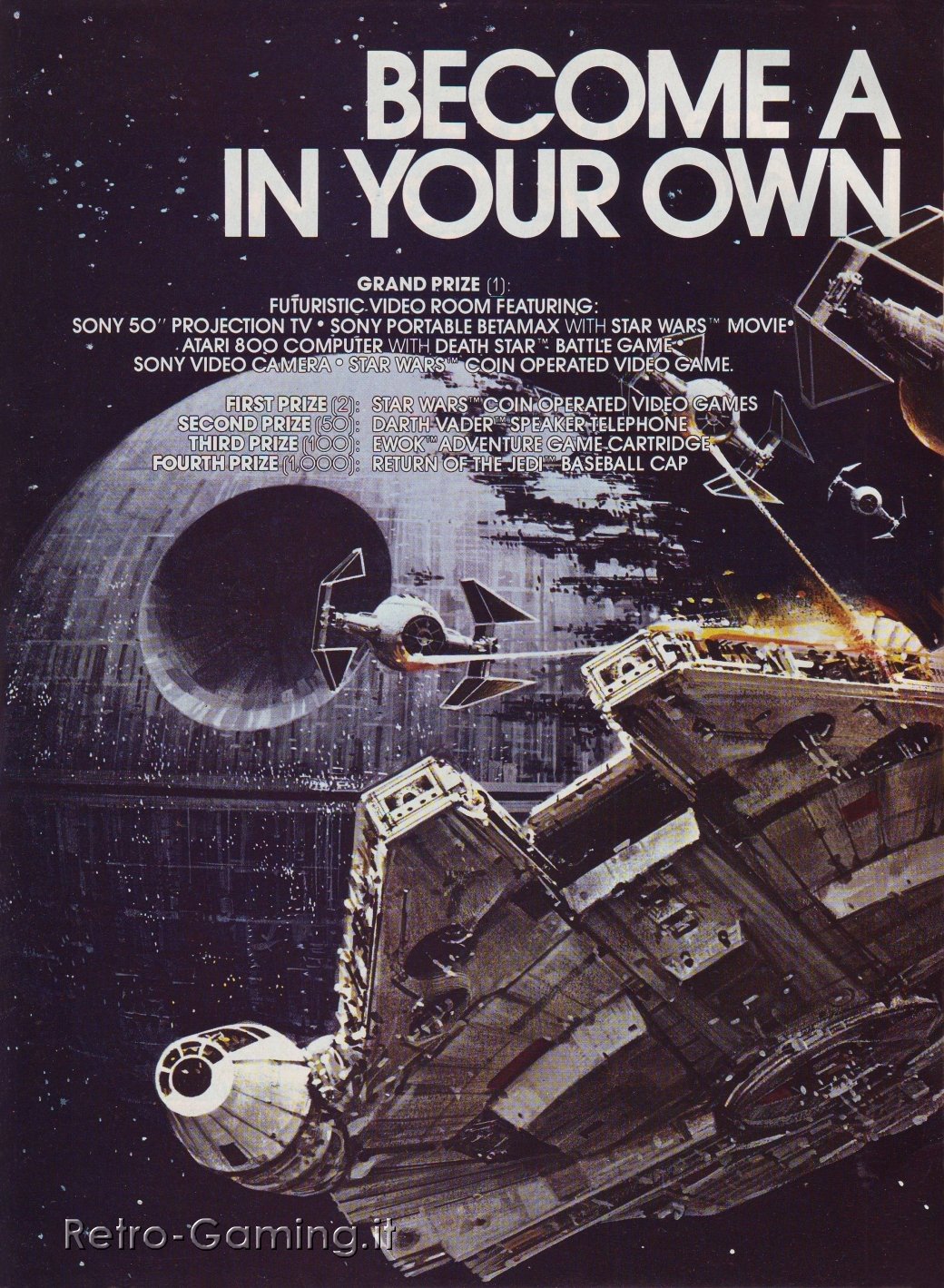 Become a Jedi Master in Your Own Video Room. · page 1/2 · 1983