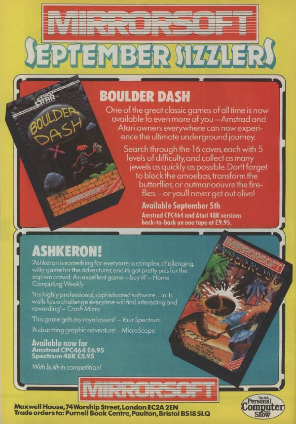 Boulder Dash · 1985