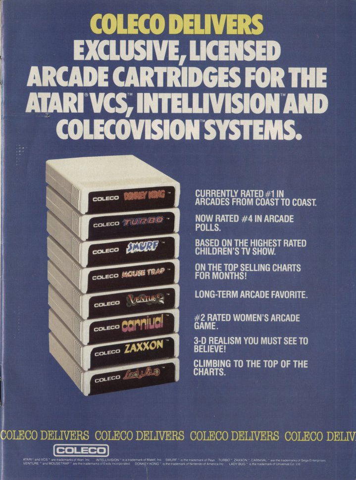 Coleco Delivers. · 1982