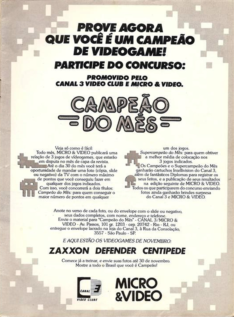 Compeão do Més.