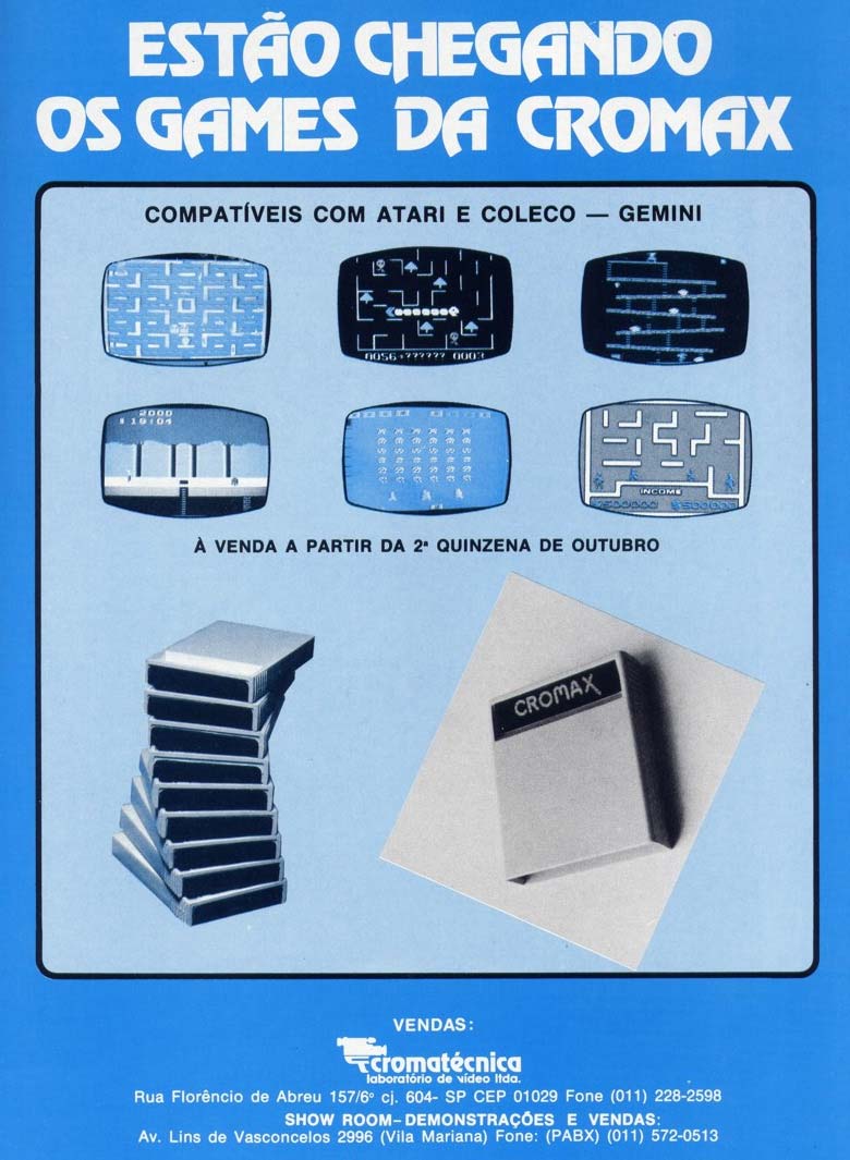Estão Chegando os Games da Cromax.