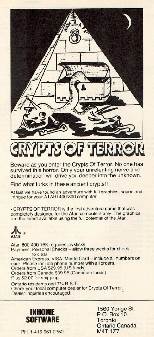 Crypts of Terror · 1981
