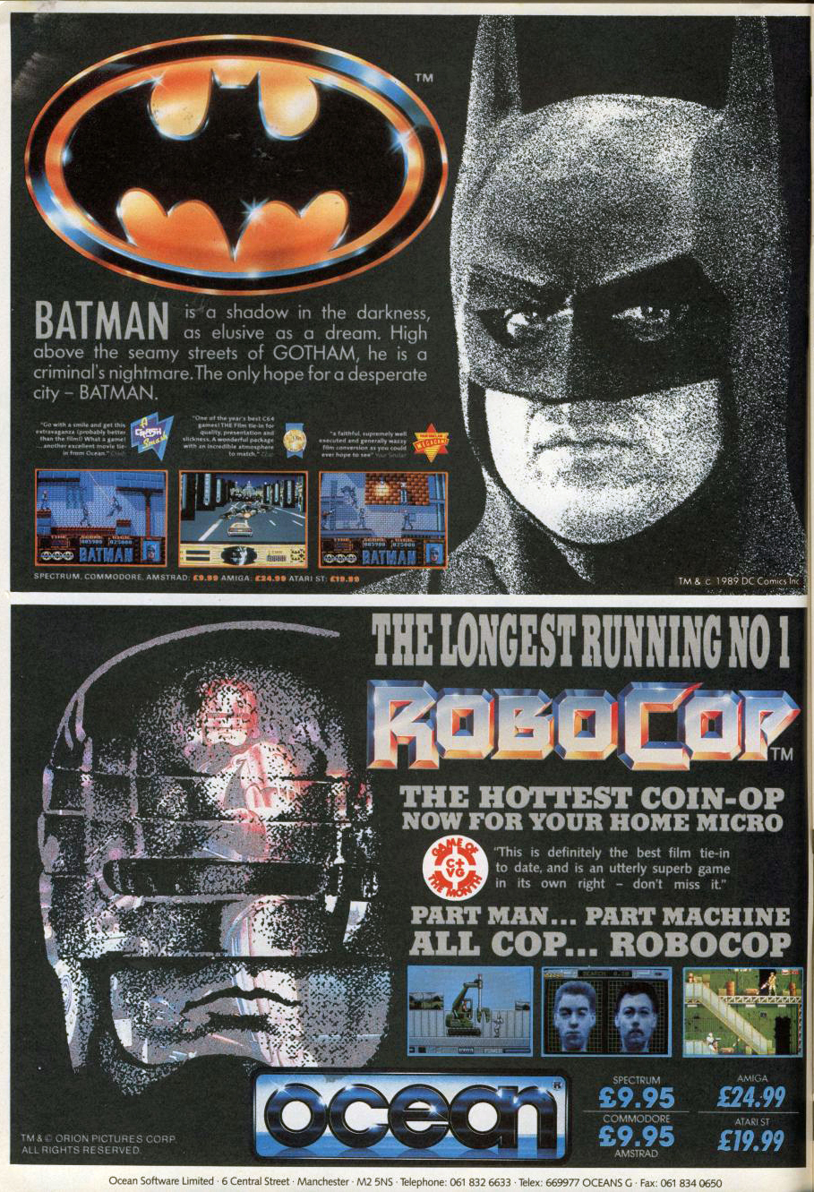 Batman - The Movie / Robocop · 1990