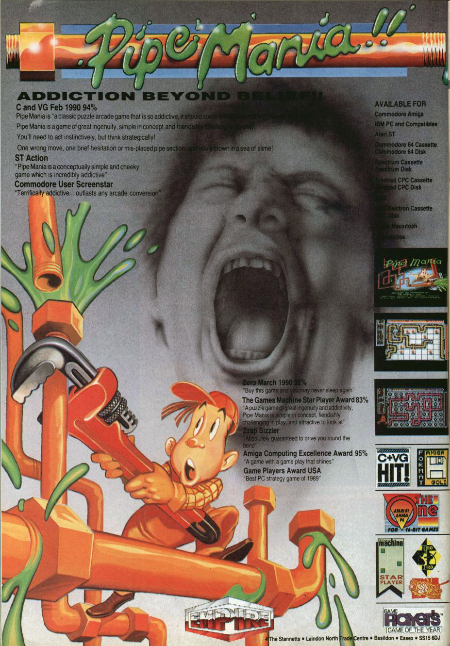 Pipe Mania · 1990