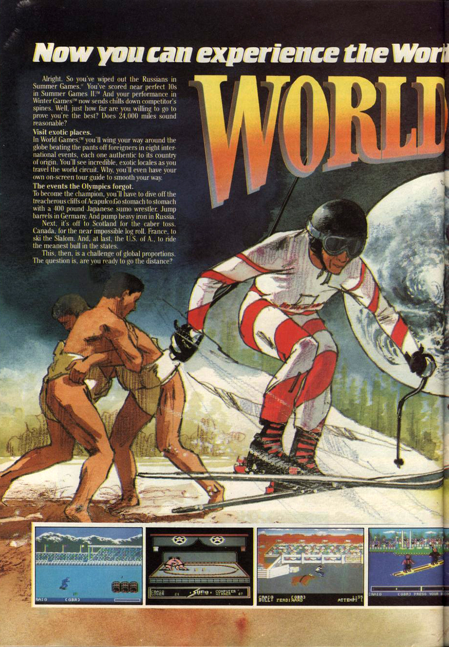 World Games · page 1/2 · 1986