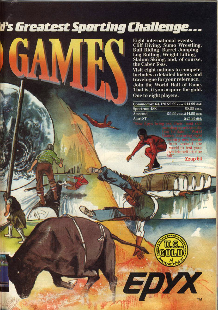 World Games · page 2/2 · 1986