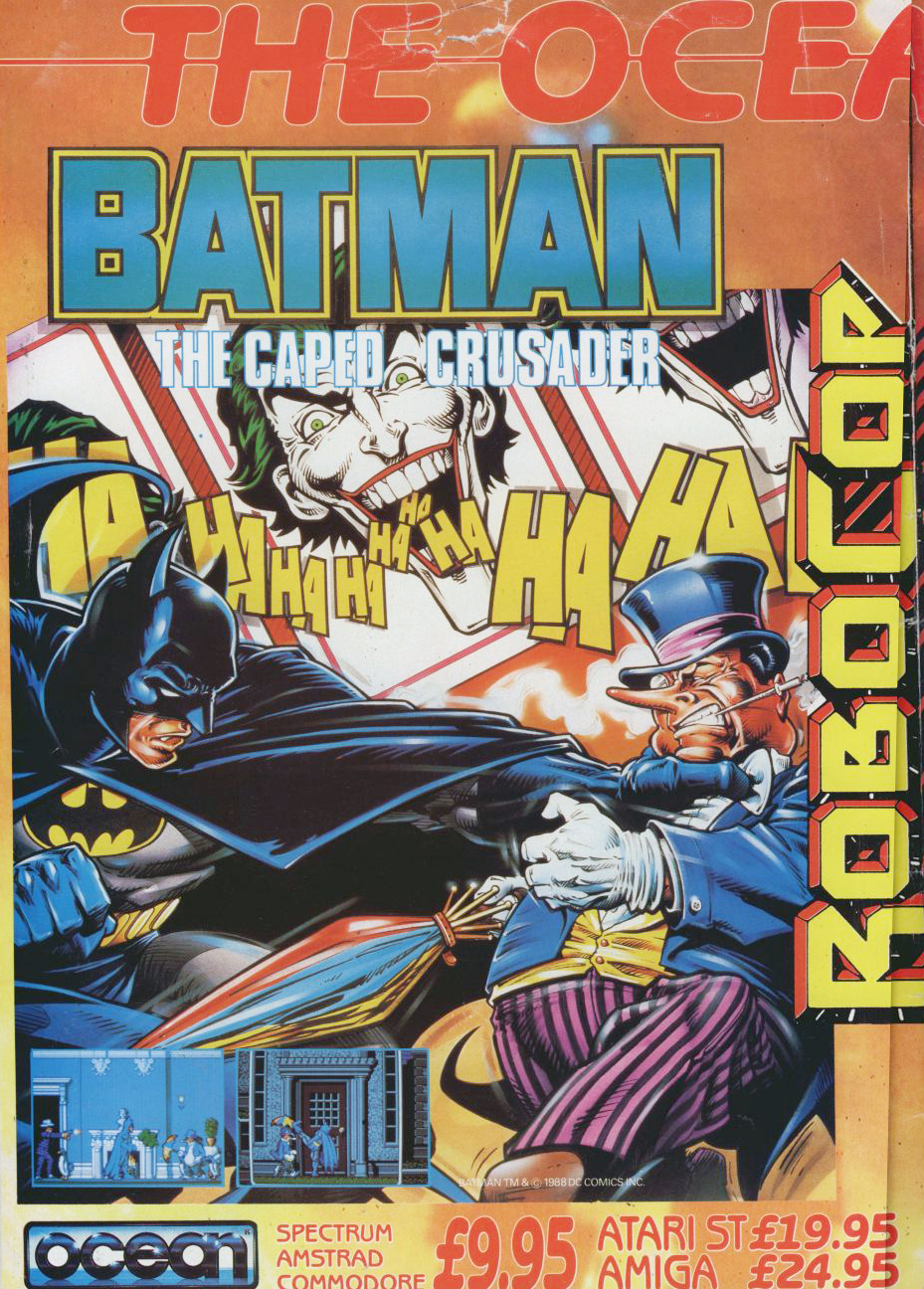 Batman The Caped Crusader / Robocop / Bad Dudes Vs. Dragon Ninja · page 1/2 · 1989