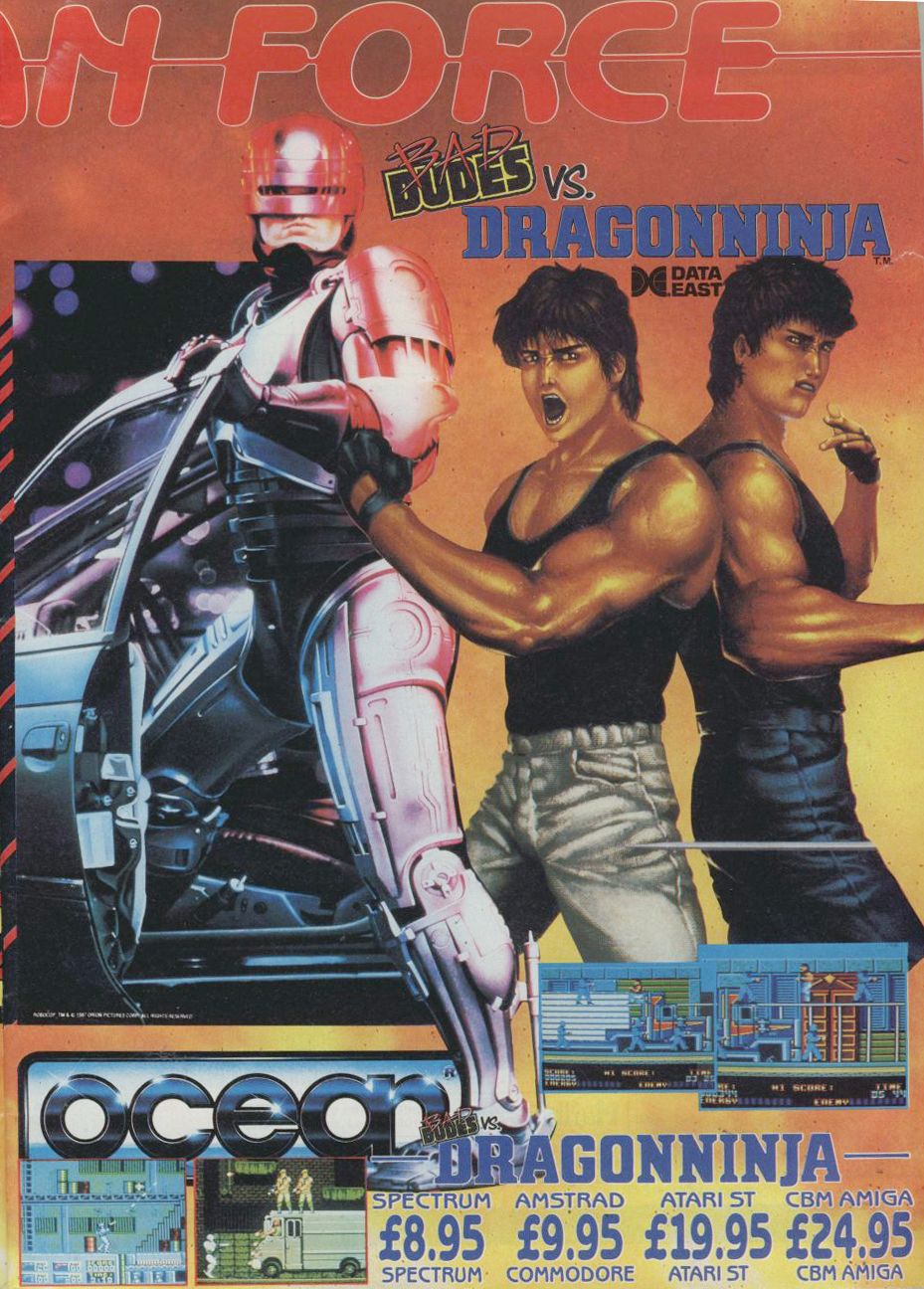 Batman The Caped Crusader / Robocop / Bad Dudes Vs. Dragon Ninja · page 2/2 · 1989