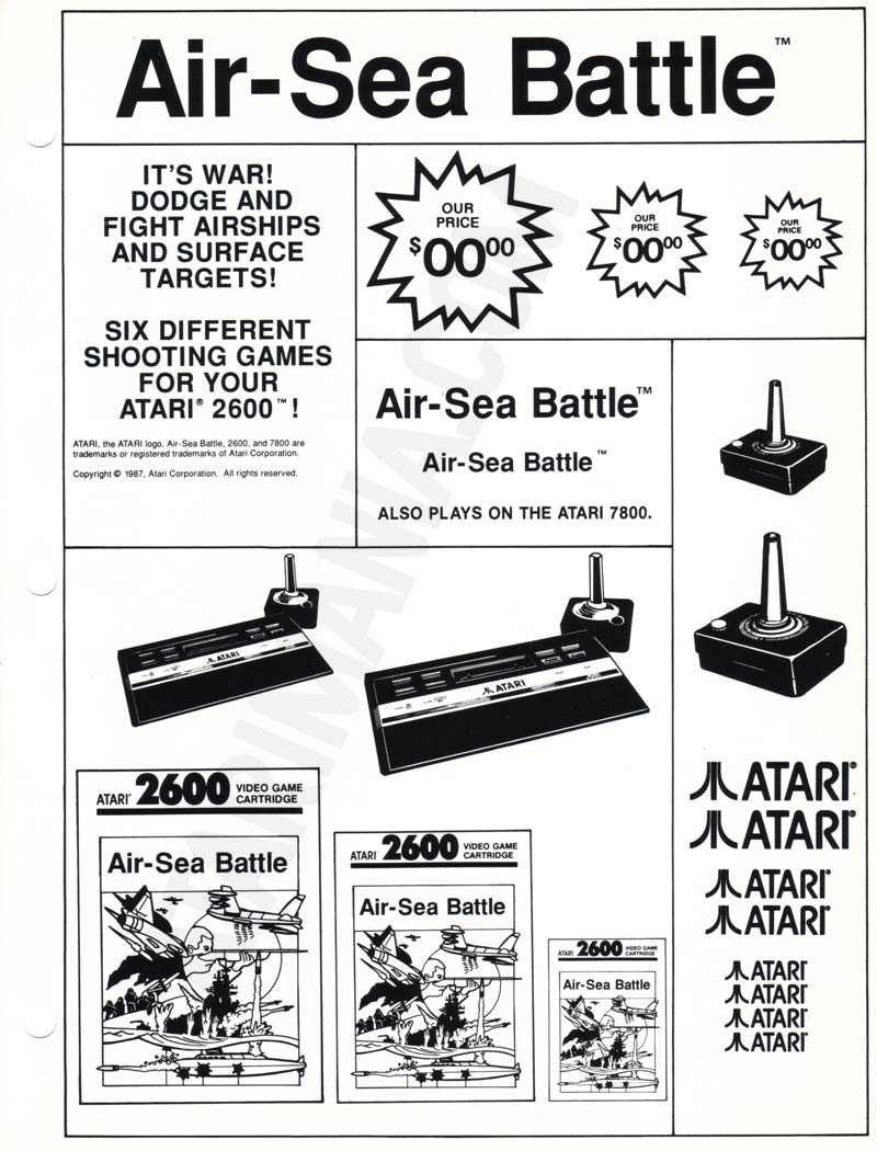 Dealer Ad Template - Air-Sea Battle · 1987