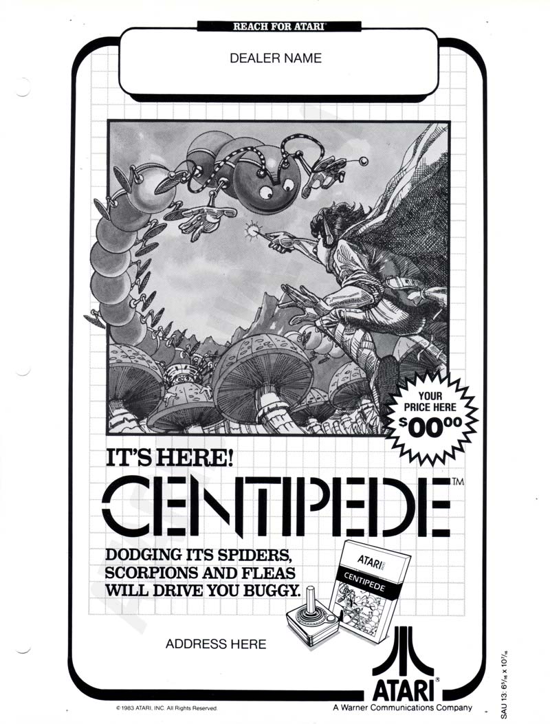 Dealer Ad Template - Centipede · 1983