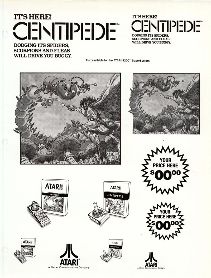 Dealer Ad Template - Centipede · 1983