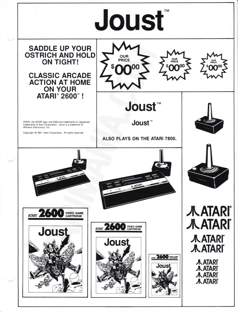 Dealer Ad Template - Joust · 1987