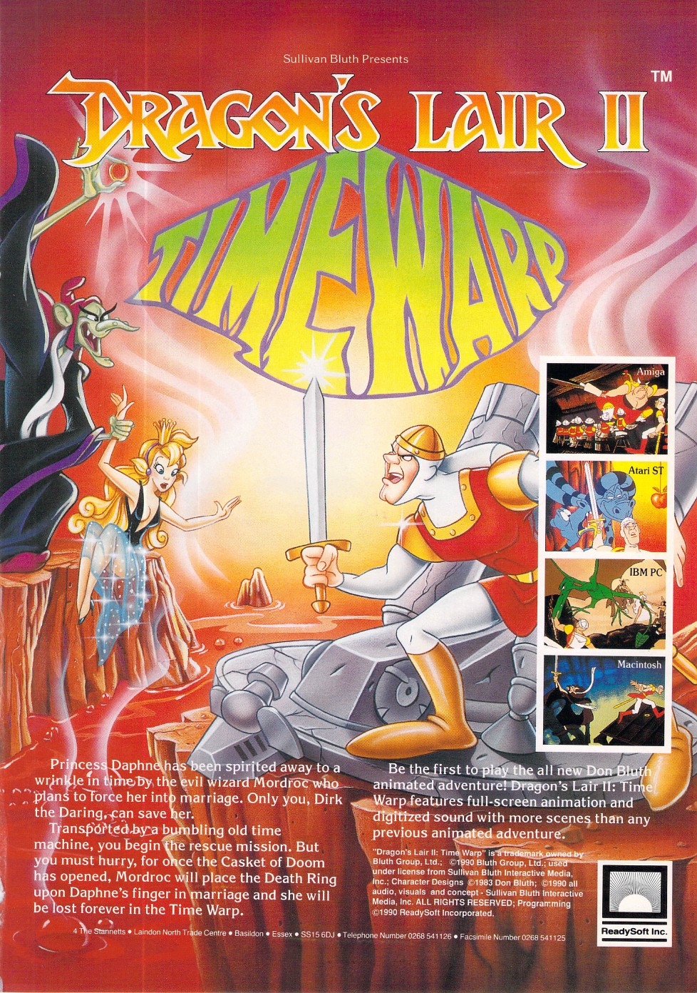 Dragon's Lair II Timewarp · 1990