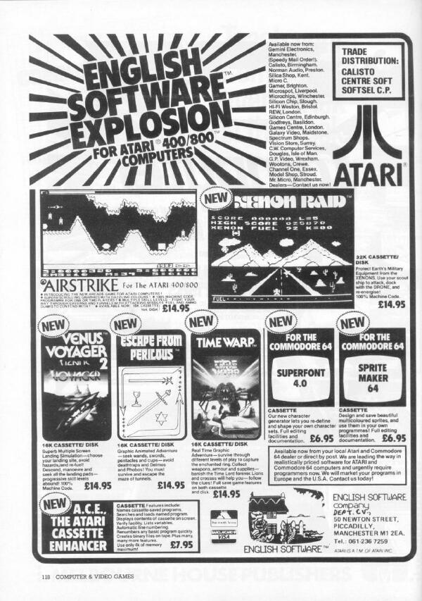 English Software Explosion · 1983