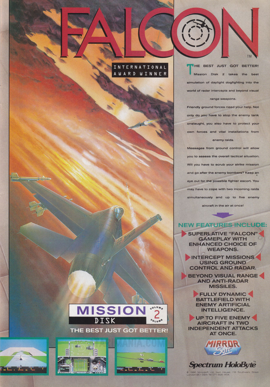 Falcon Mission Disk II - Operation: Firefight · 1990