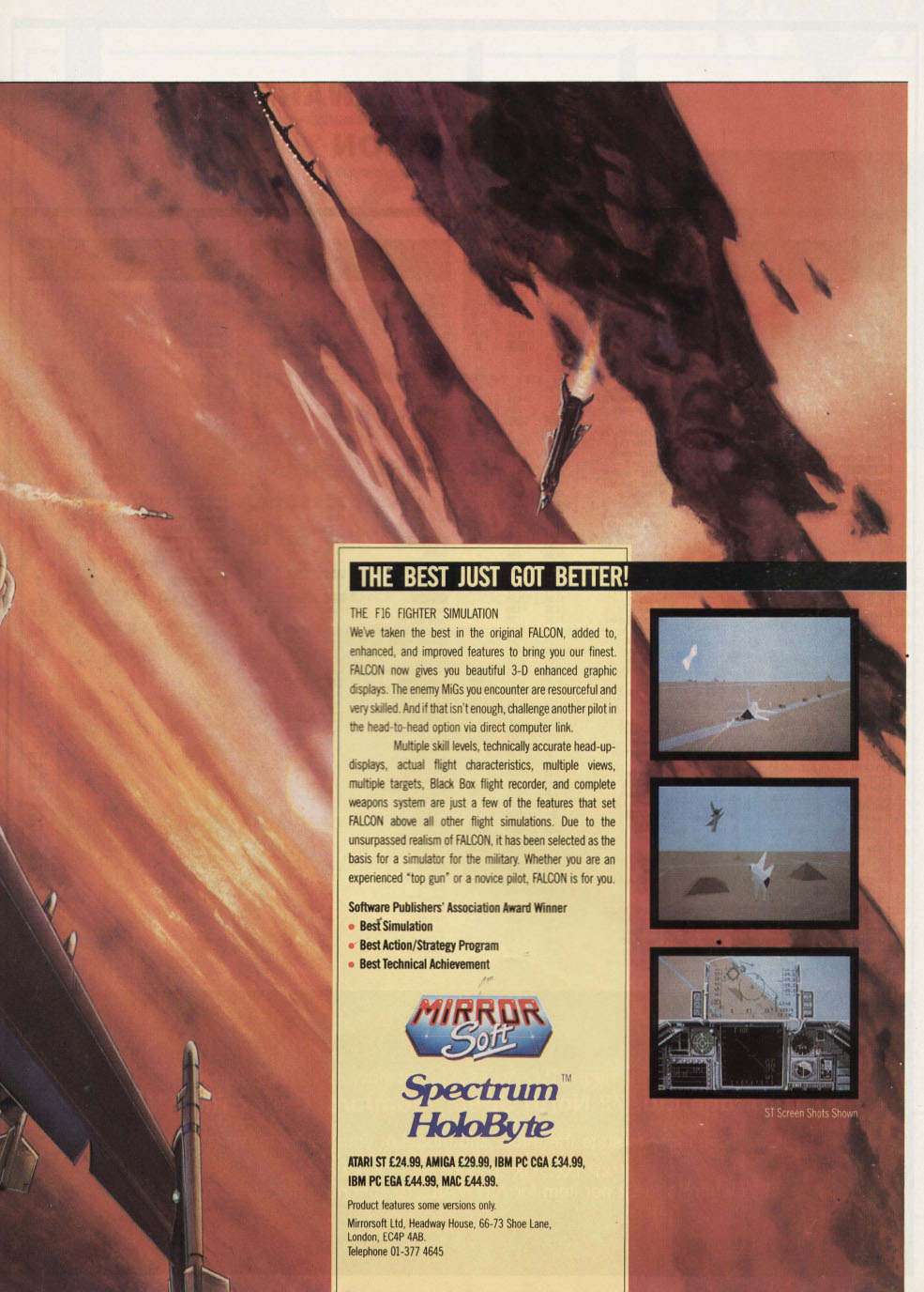 Falcon · page 2/2 · 1988