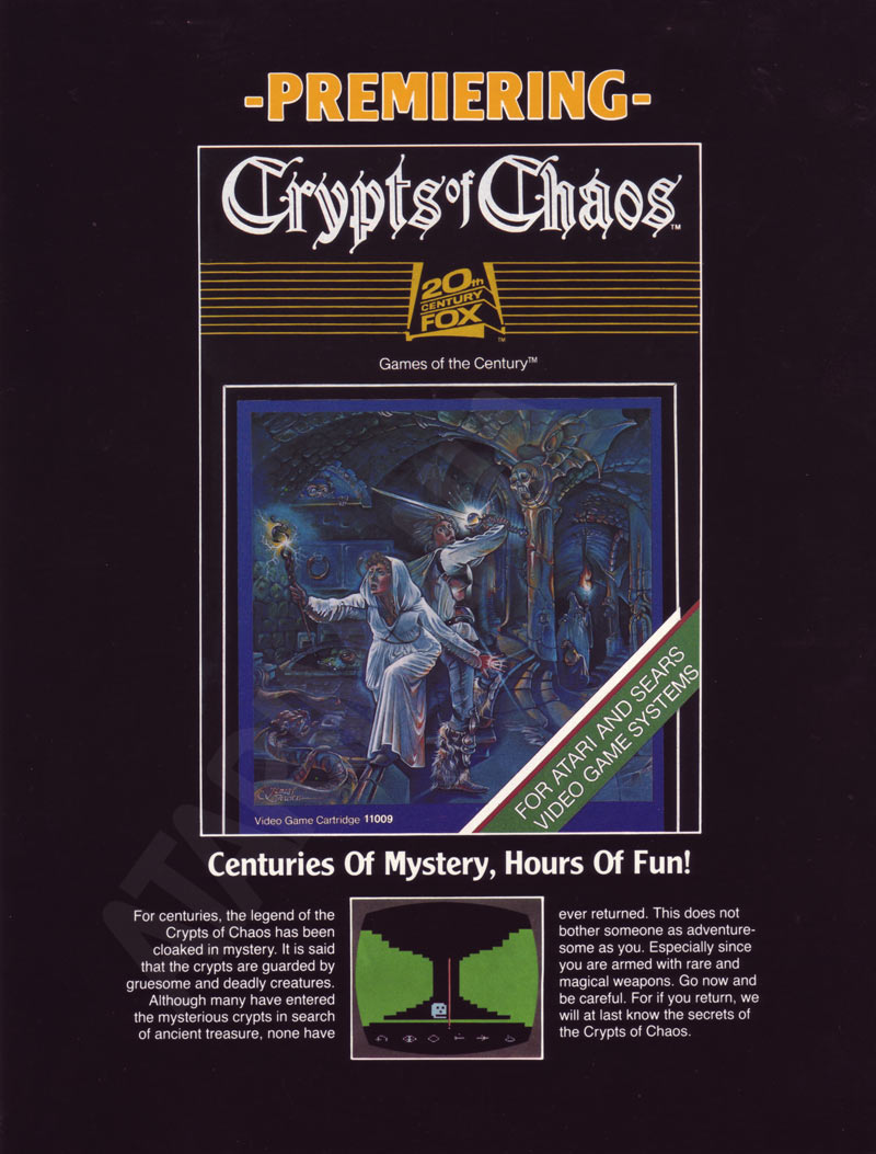 Crypts of Chaos · page 1/2 · 1982