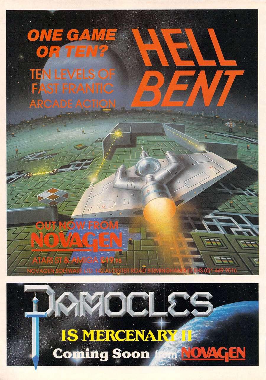 Hell Bent / Damocles - Mercenary II · 1989