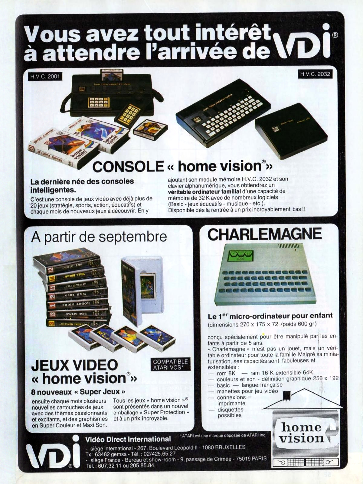 Vous Avez Tout Intérêt à Attendre l'Arrivée de VDI. · 1983