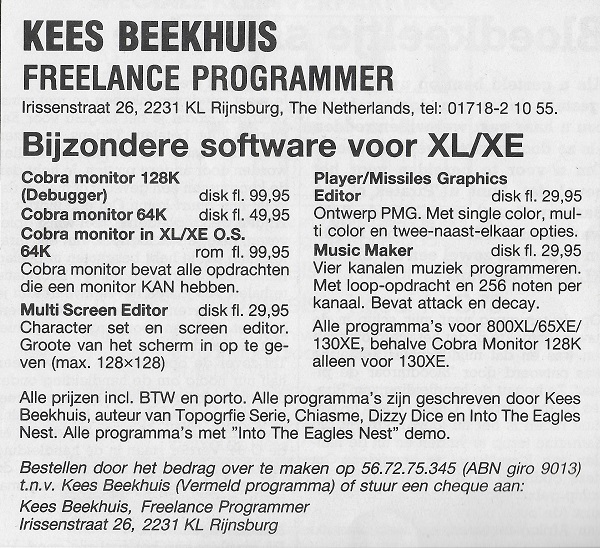 Kees Beekhuis · 1988