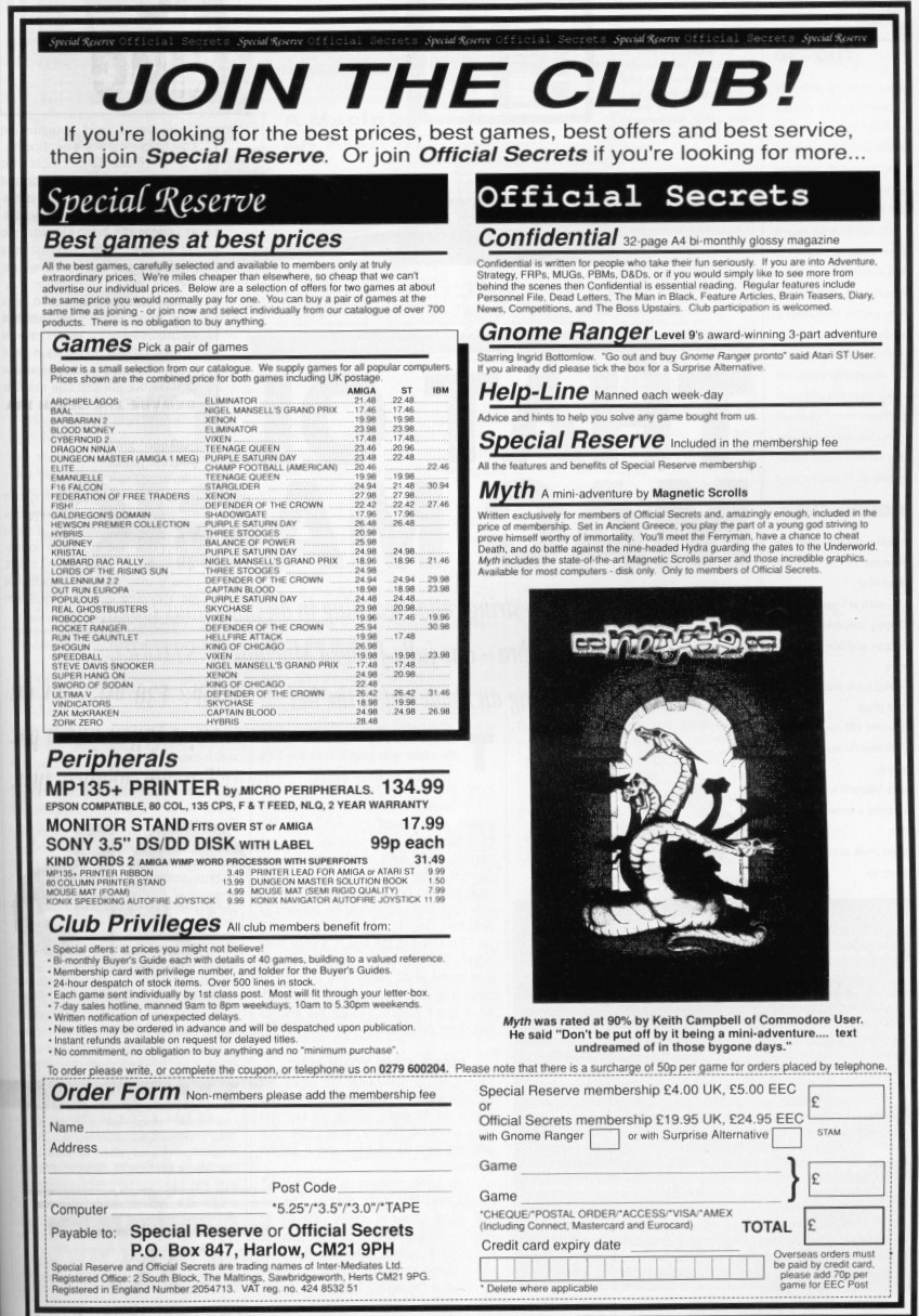 Myth · 1989