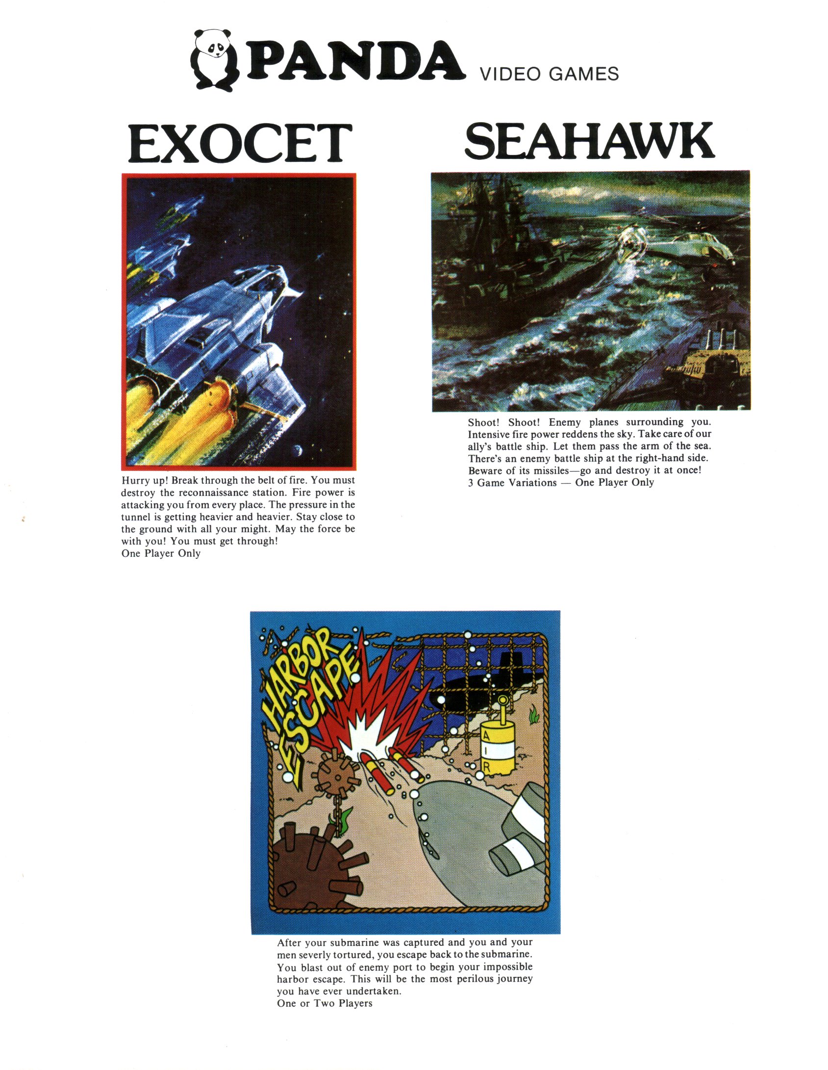 Exocet / Seahawk / Harbor Escape · 1983