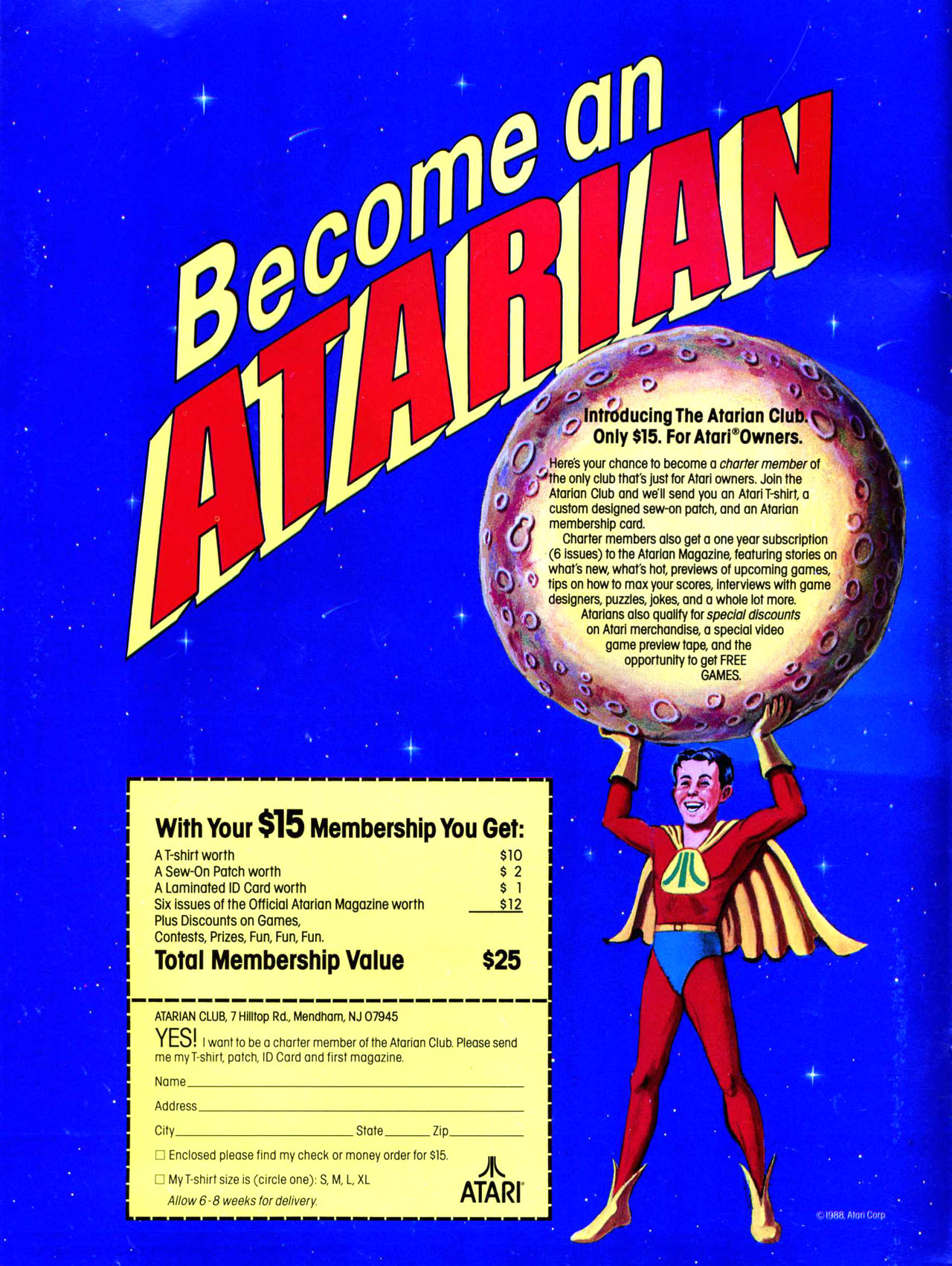 Become an Atarian. · 1983