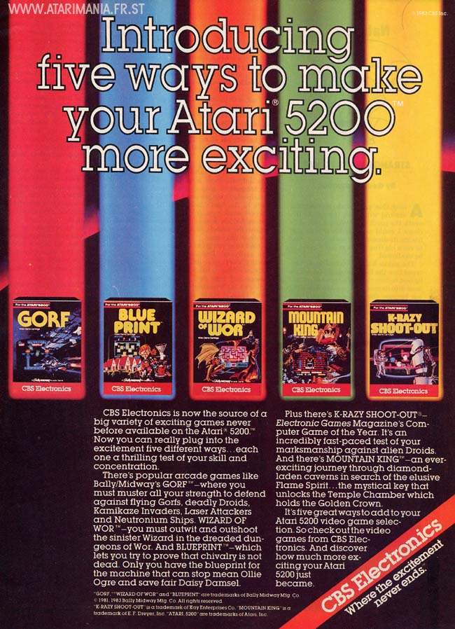 Introducing five ways to make your Atari 5200 more exciting