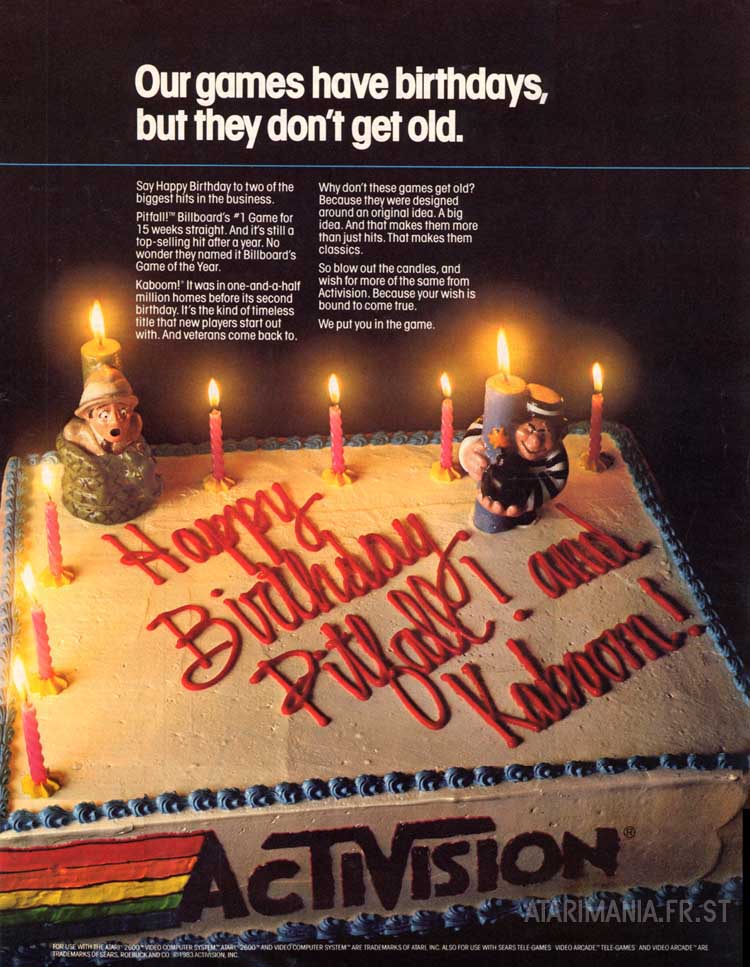 Pitfall! / Kaboom! · 1983