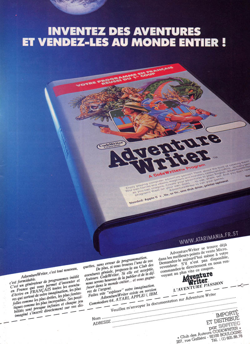 AdventureWriter · 1986