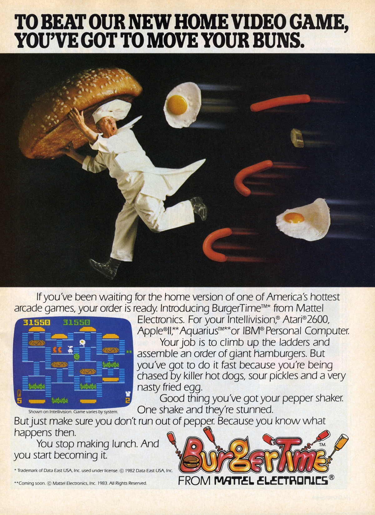 BurgerTime · 1983
