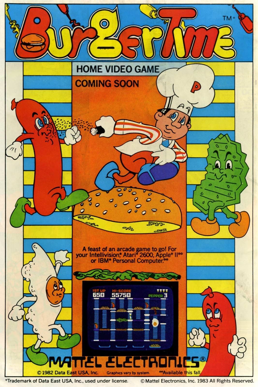BurgerTime · 1982