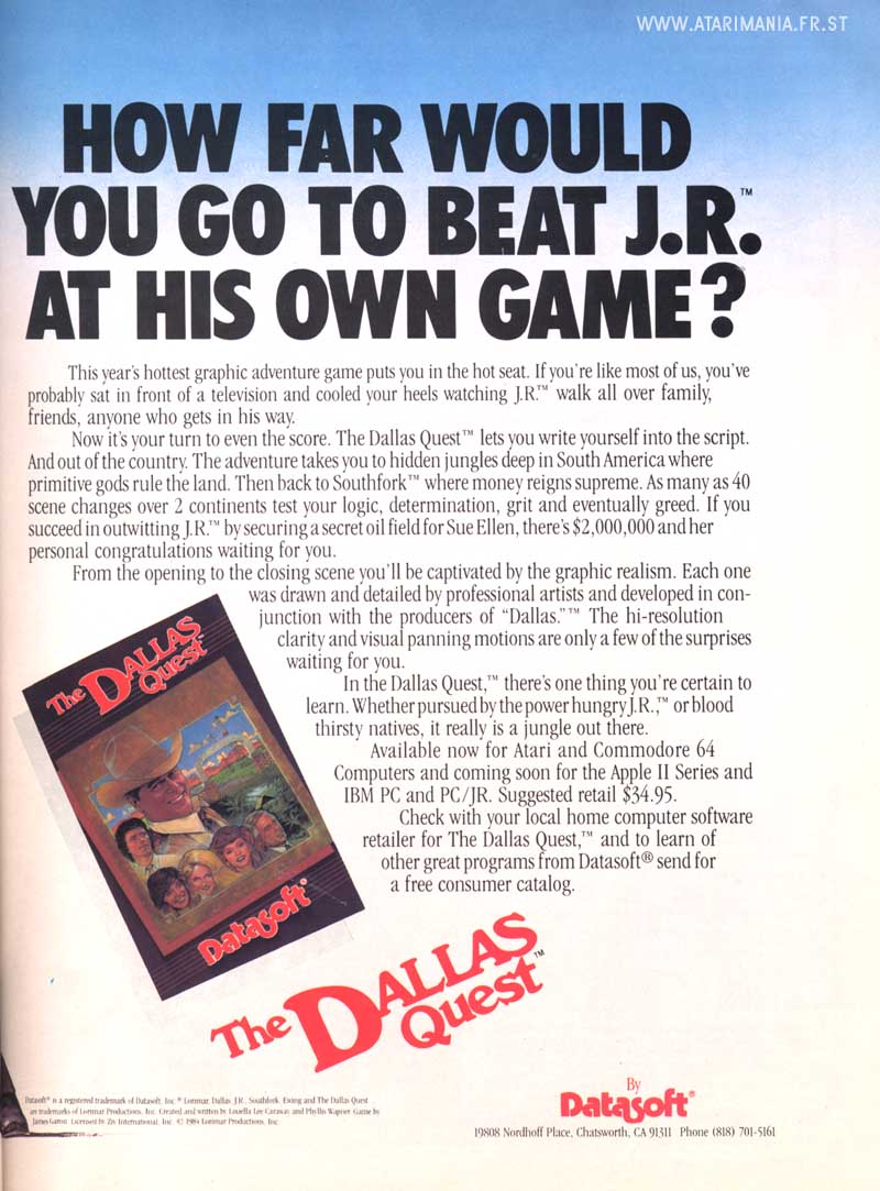 The Dallas Quest · page 2/2 · 1984