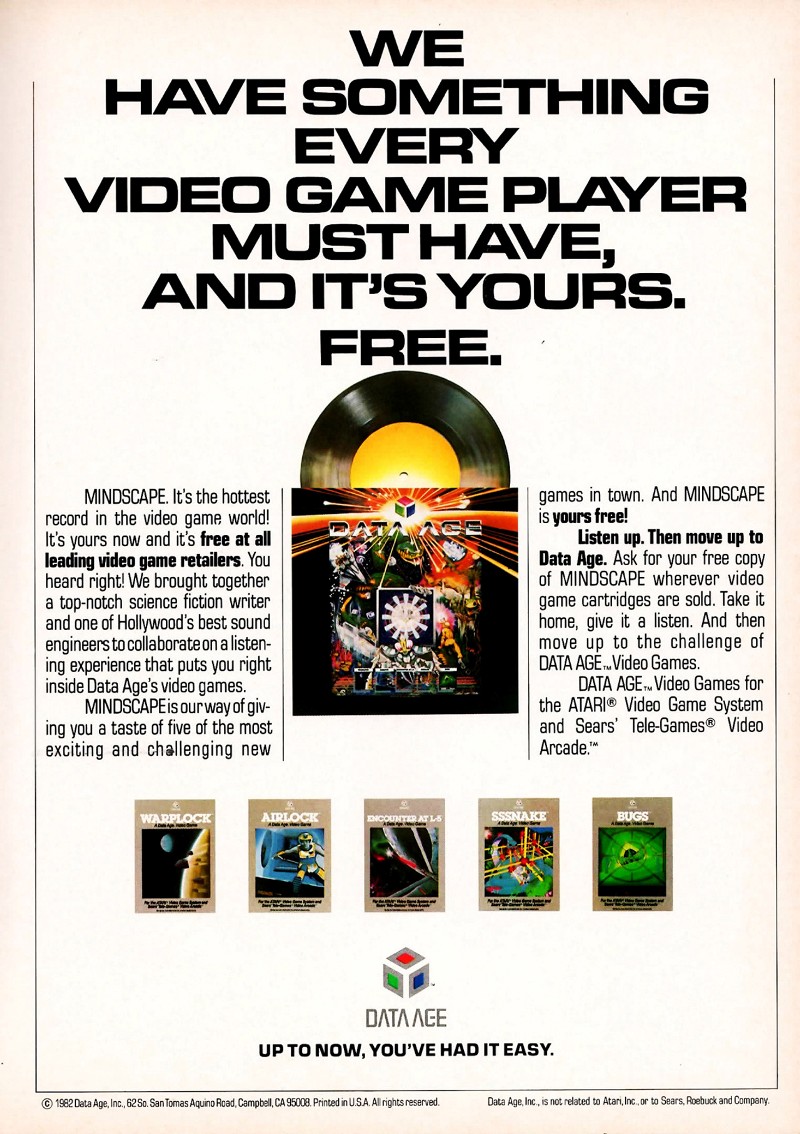 We Have Something Every Video Game Player Must Have, And It's Yours. Free. · 1982